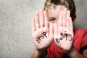 Stop Bullying Written on Hands