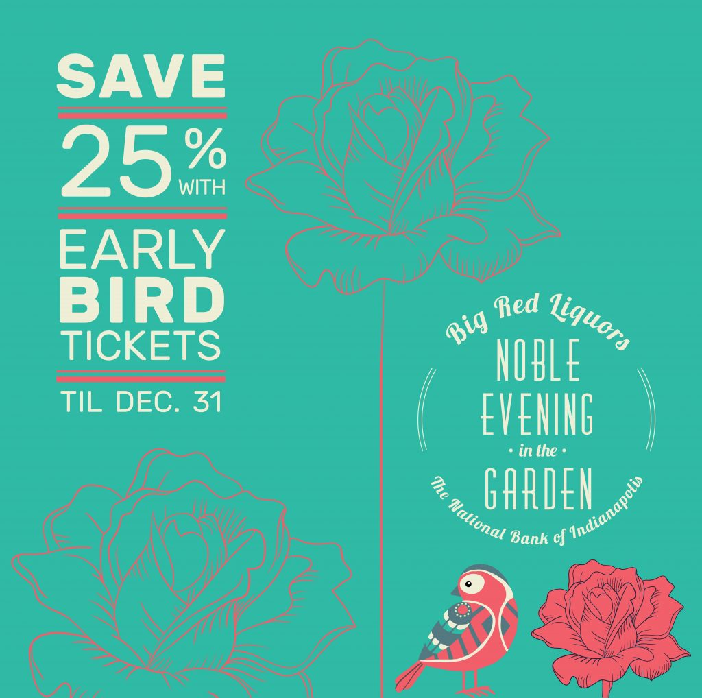 Get early bird pricing on your Evening in the Garden tickets by December 31