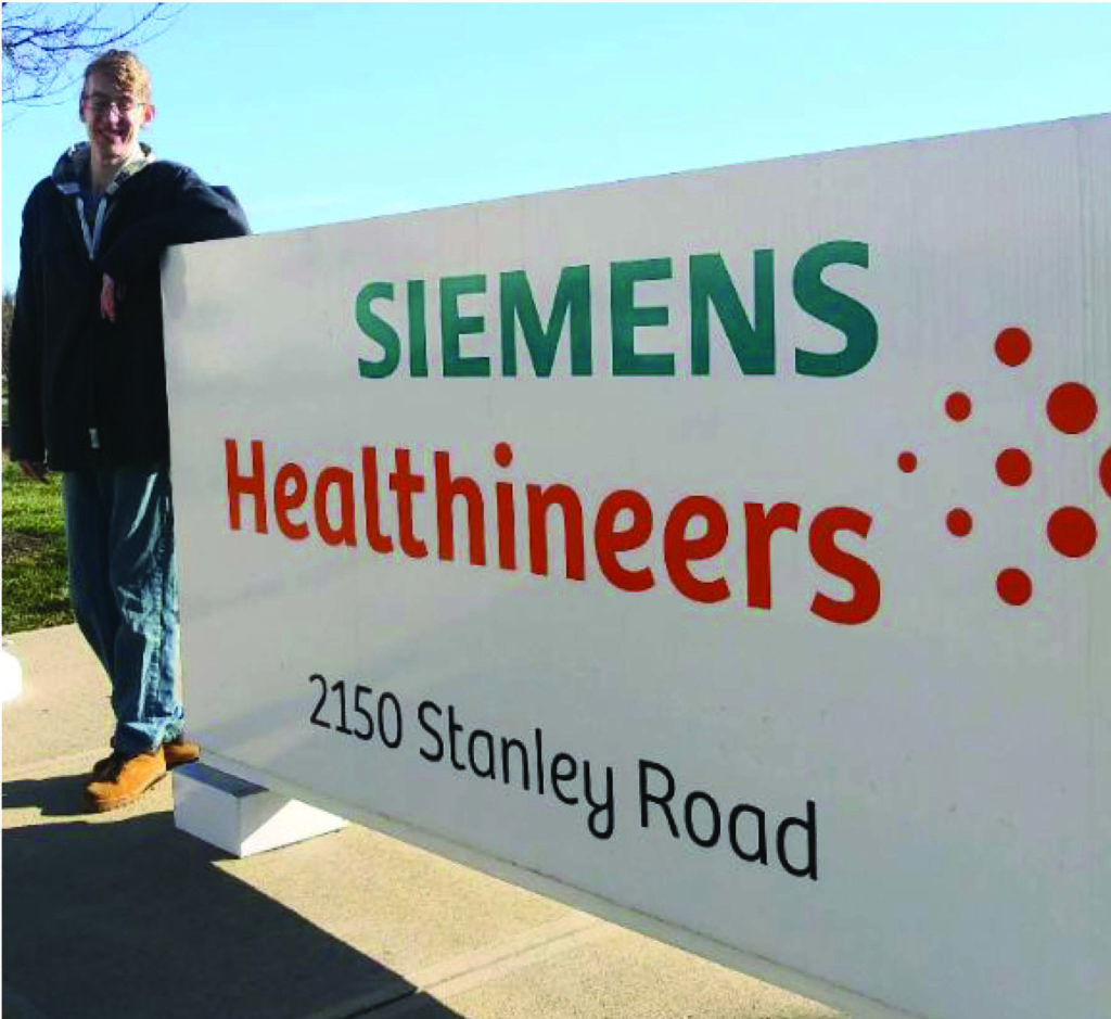 Josh is enjoying his new job at Siemens