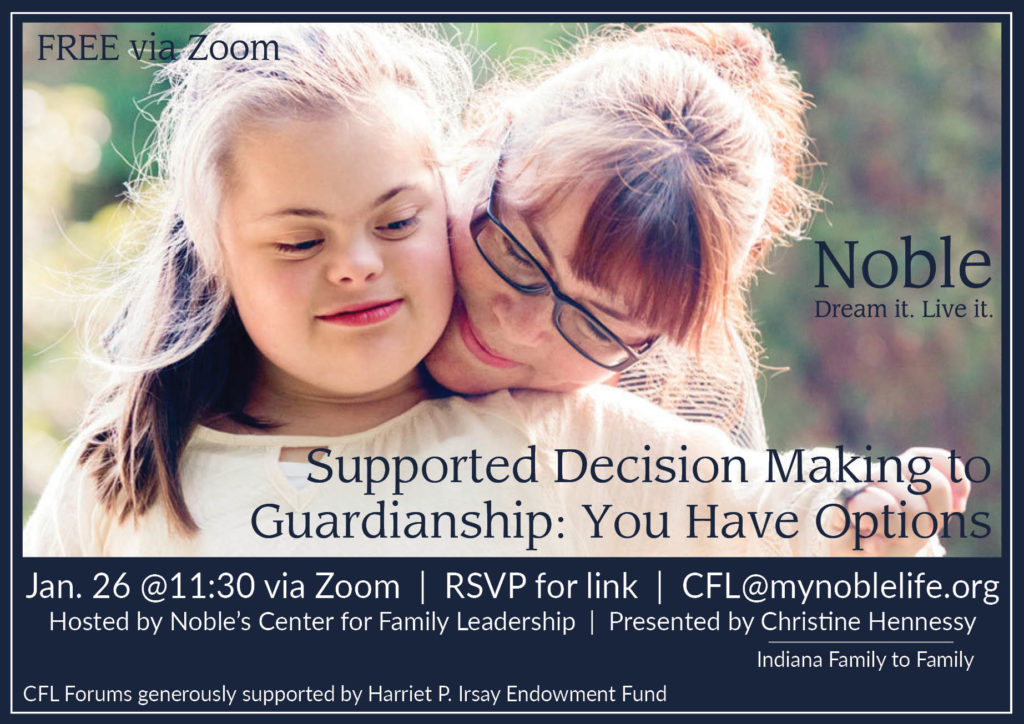 Learn more about Supported Decision Making at our upcoming forum