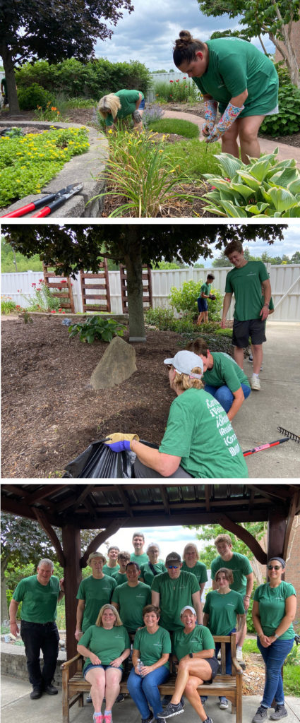 The National Bank of Indianapolis lent us some fantastic volunteers for the afternoon as part of United Way Go All In Day